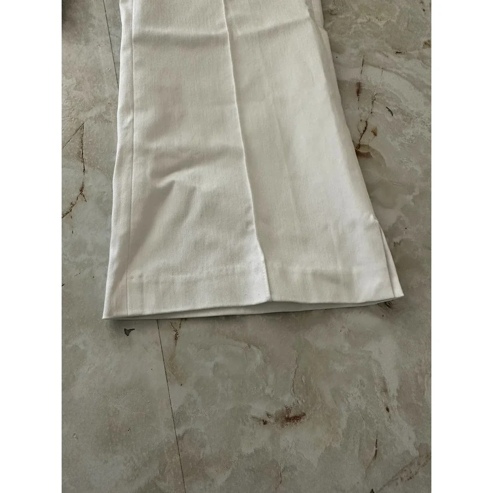 Michael Kors Seamed Pull‎ On Capri pants white Women Size 10